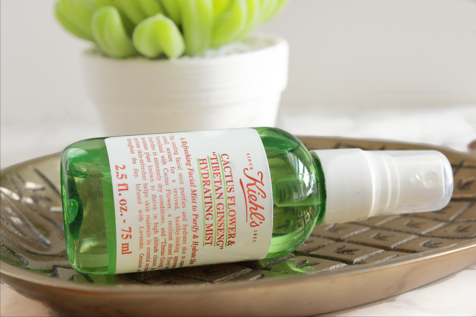 Kiehl's Cactus Flower & Tibetan Ginseng Hydrating Mist Tea Party With